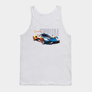 Voiture sportive luxe 01A Tank Top